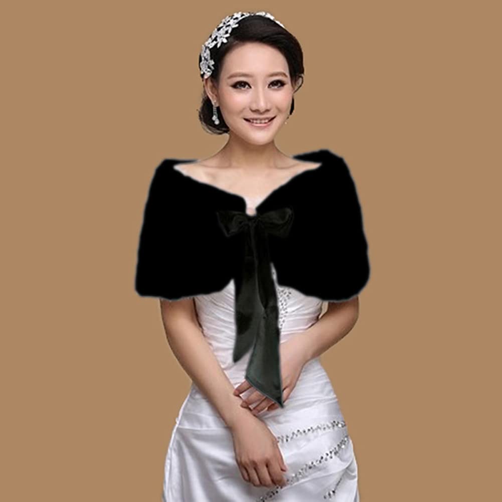 女性用フェイクファーショール,ウェディングスカーフ,ヘアスカ - Stole Wedding Shawl のレビューと価格