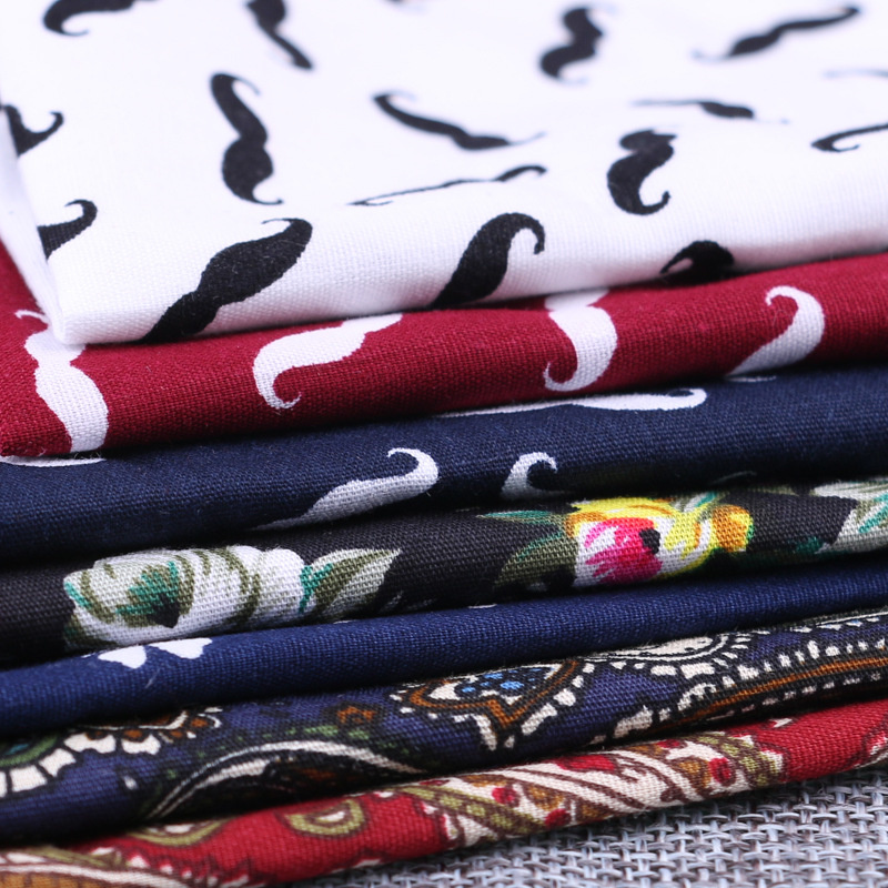 女性のための正方形の綿のポケット,あごひげとヘアプリントの生 - Handkerchief Cotton Men のレビューと価格