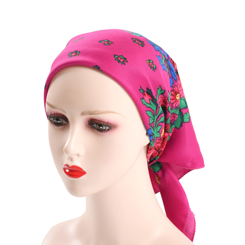 70*70 センチメートルロシアスタイルスクエアスカーフ女性 - Bandana Cotton のレビューと価格