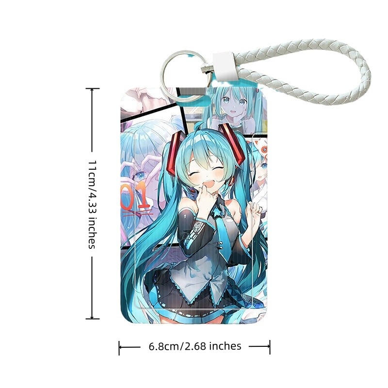 初音ミク IDカードホルダー、ネックストラップ付き、キュート - Lanyard Badge Holder のレビューと価格