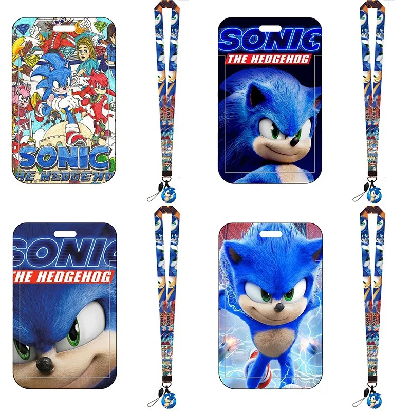カートゥーンソニック バスカードホルダー 学生証カバー キャ - Lanyard Badge Holder のレビューと価格