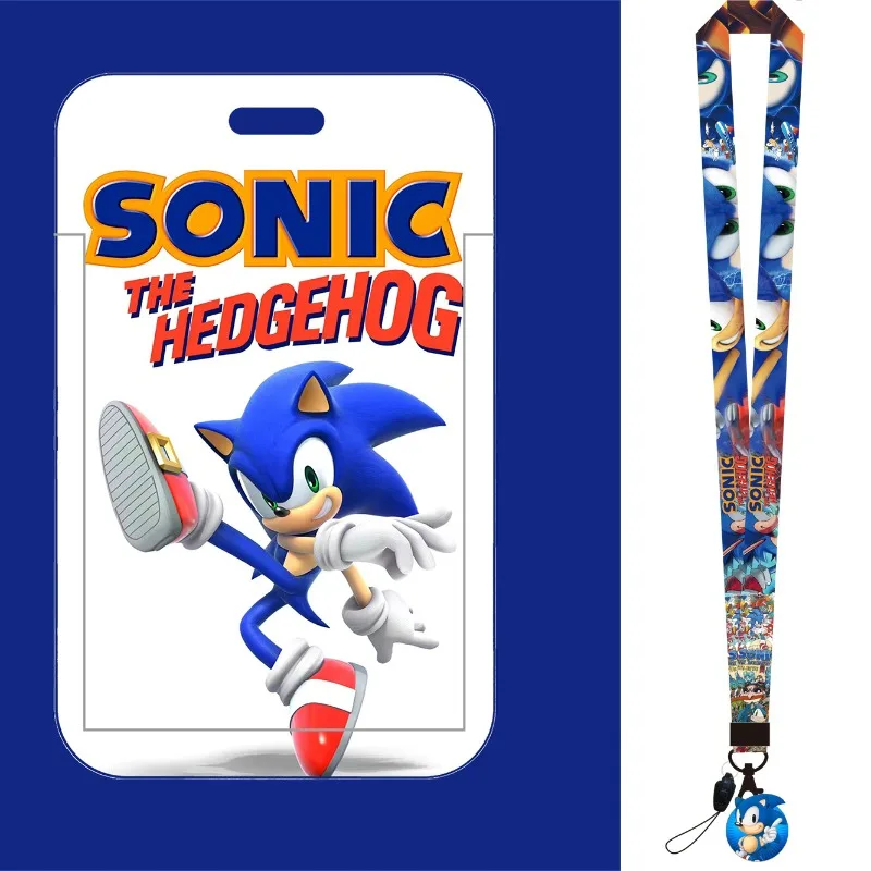カートゥーンソニック バスカードホルダー 学生証カバー キャ - Lanyard Badge Holder のレビューと価格