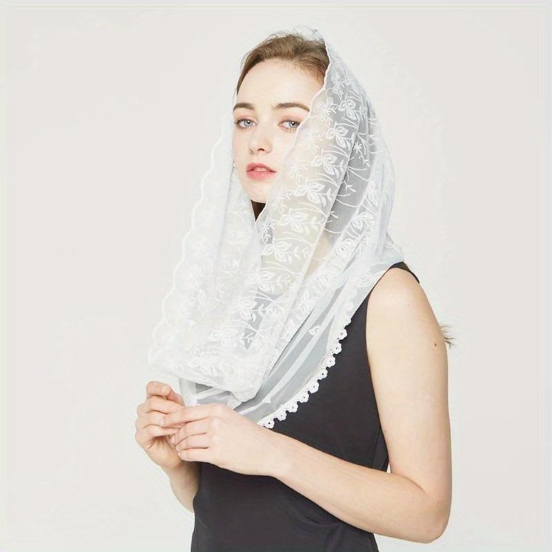 女性用チャペルベール、レディースマンティーラ、インフィニティ - Infinity Scarf Knit のレビューと価格